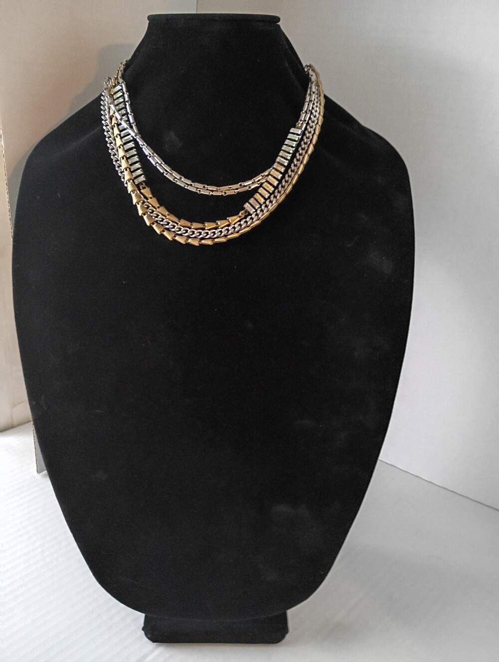 Signed Stella and Dot "Sutton" Multi strand Necklace